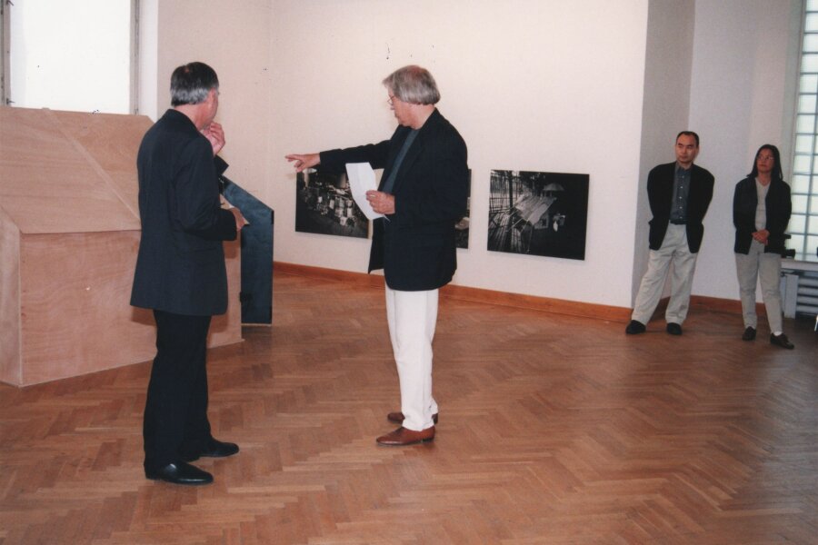 zleva: Pavel Liška, Michal Haerdter, Ryuji Miyamoto, ?